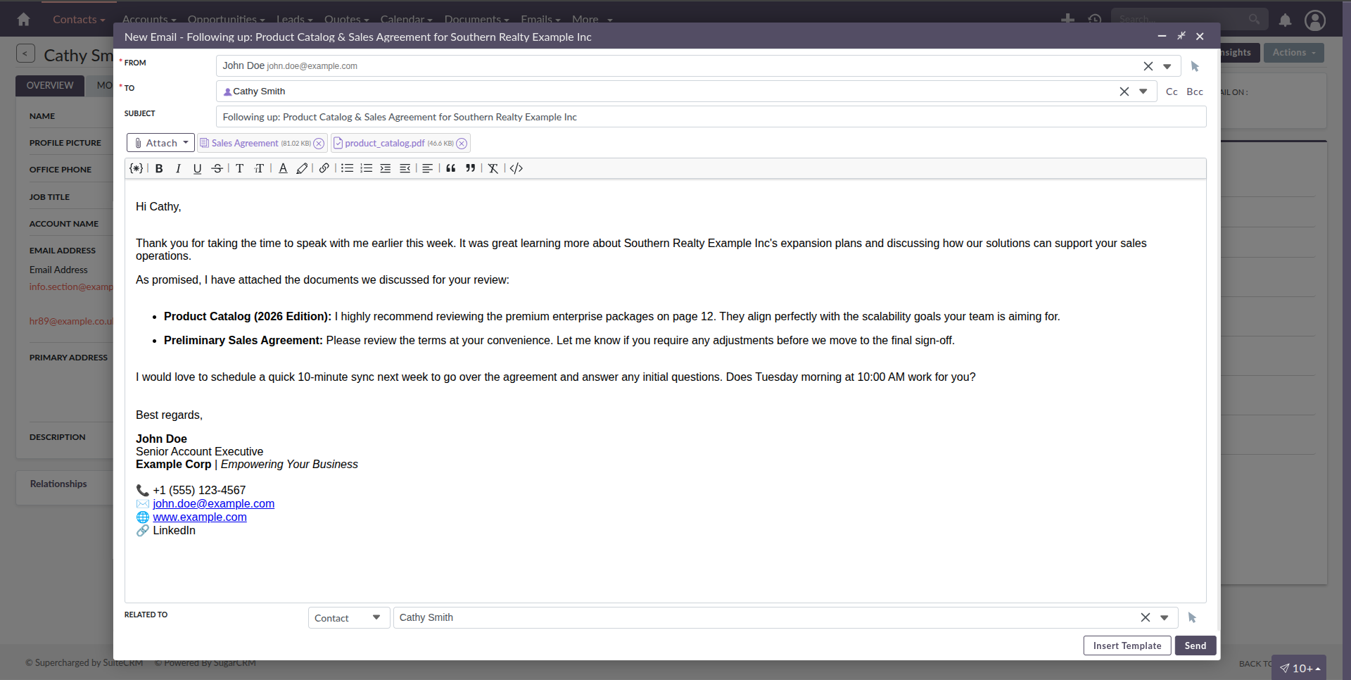 Compose modal in maximized view showing the full-width editor