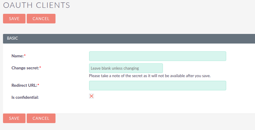 Setting up an Authorization Code Client